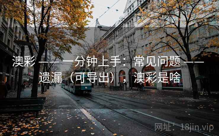 澳彩 —— 一分钟上手：常见问题 —— 遗漏（可导出），澳彩是啥